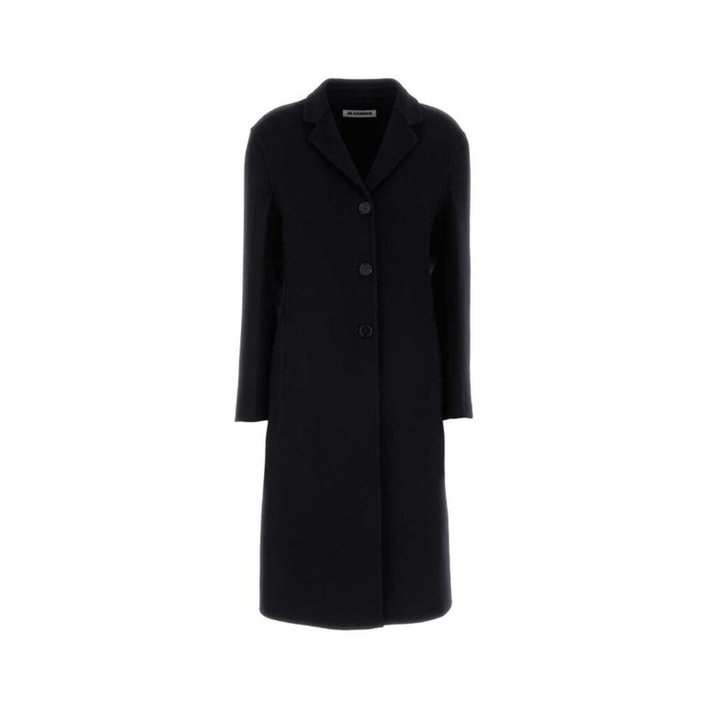 Jil Sander Women Black Cashmere Blend Coat
